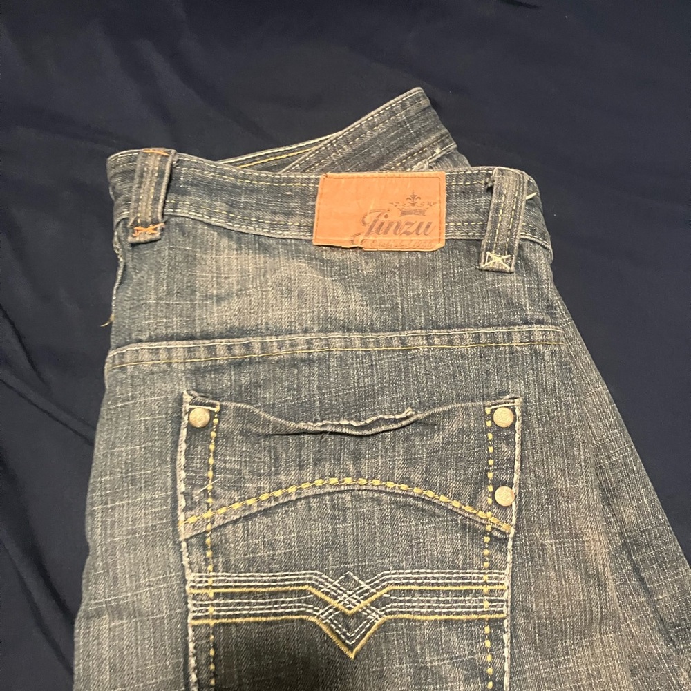 Blue Jean Shorts with Classic Styling vintage early 2000s